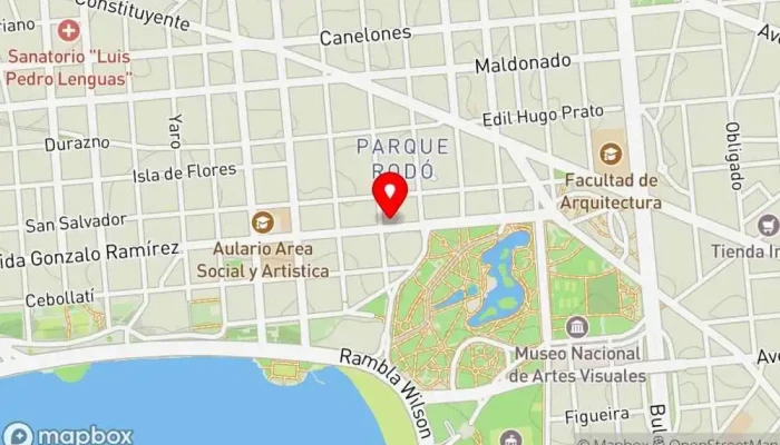 mapa de La Taberna del Diablo Restaurante de comida rápida, Restaurante en Montevideo