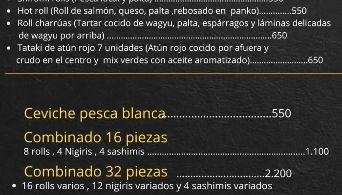 La Taberna:  Menu - Restaurante