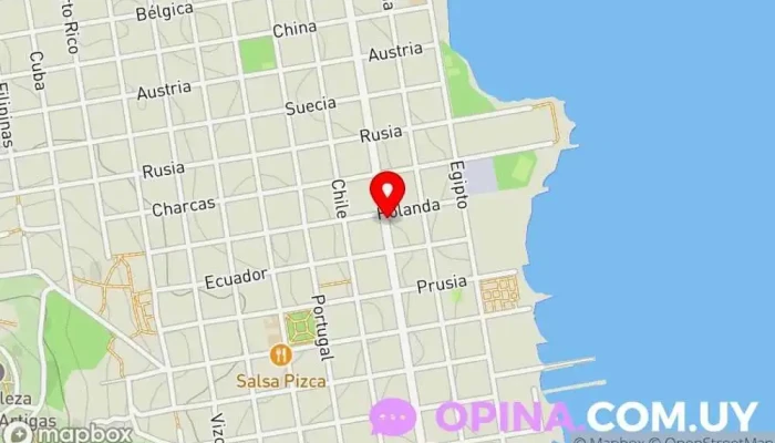 mapa de LA TACHA MERCERÍA. Mercería en Montevideo