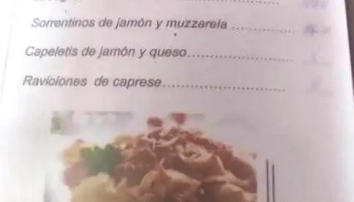 La Tahona:  Menu