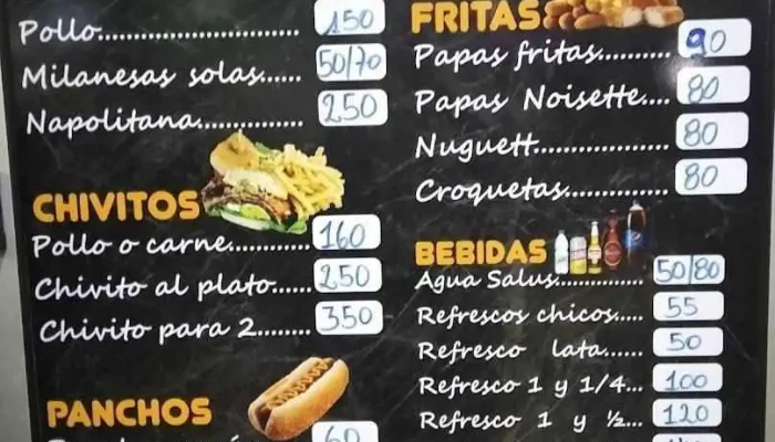 La Vasca:  Menu