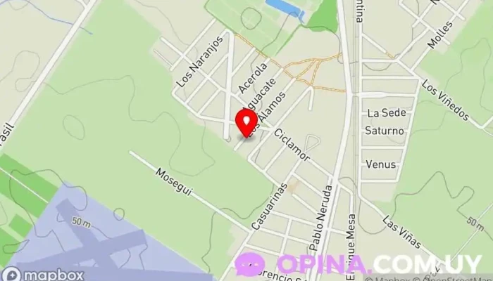 mapa de La villa gym Gimnasio en Progreso