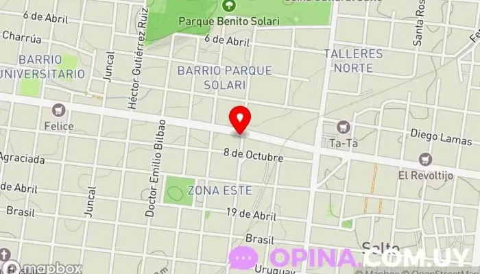 mapa de Lafon Asesores | Inmobiliaria y Estudio Contable Salto Agentes inmobiliarios, Empresa de contabilidad, Asesor en Salto