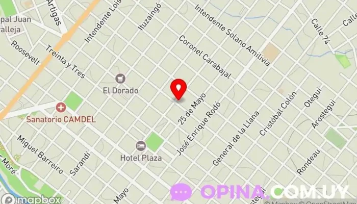 mapa de Lamont Centro Clínico Clínica ambulatoria en Minas