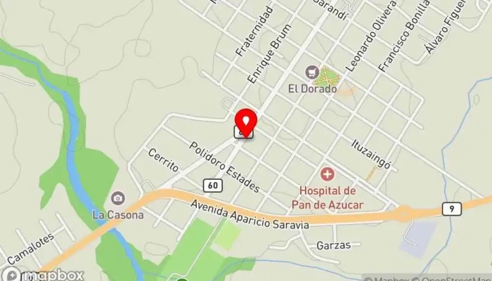 mapa de Las Brasas Parrillada y Pizzeria Parrilla en Pan de Azúcar