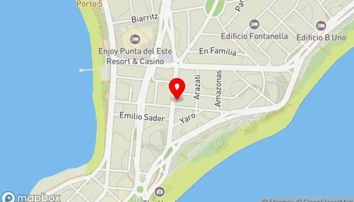 mapa de Las Charruitas Empanadas Gourmet Restaurante en Punta del Este