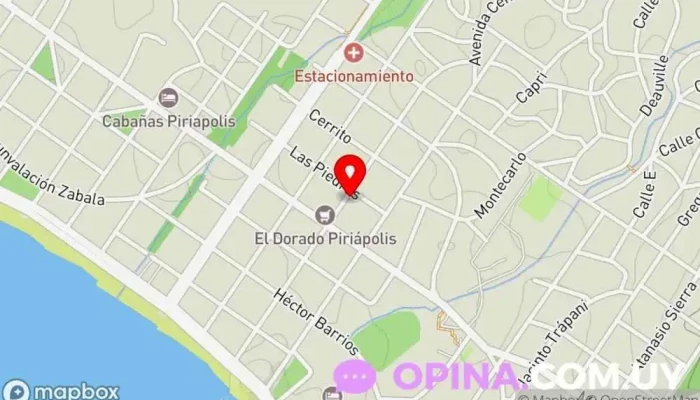 mapa de Las Piedras piriapolis maldonado Agencia de alquiler de alojamientos para vacaciones en Piriápolis