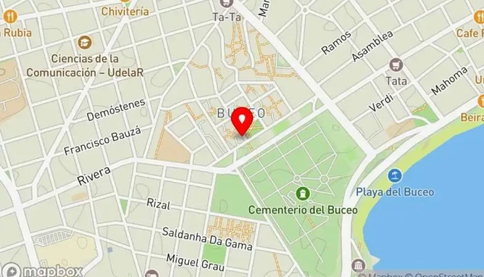 mapa de LAS PRIMAS Restaurante, Panadería, Comida a domicilio en Montevideo