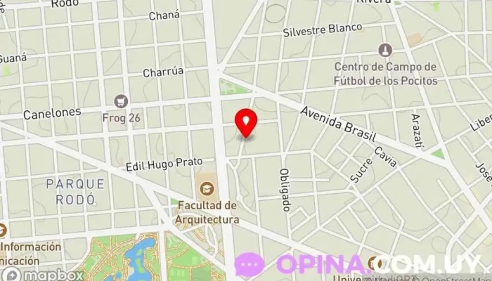 mapa de Las Torres Inmobiliaria Agencia inmobiliaria en Montevideo