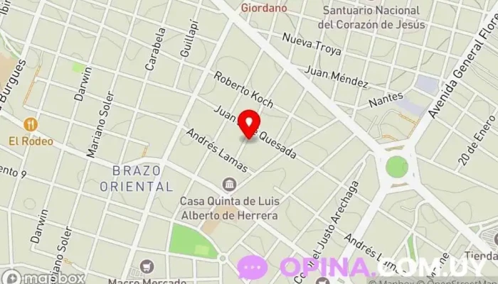 mapa de LC Soluciones Inmobiliarias Agencia inmobiliaria en Montevideo