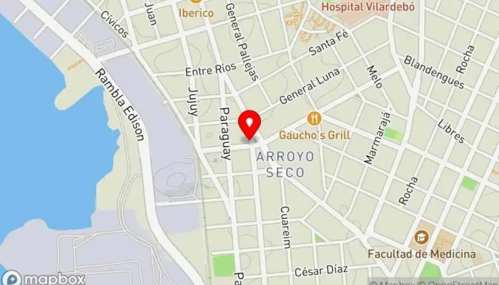 mapa de Lempicka Restobar Restaurante en Montevideo