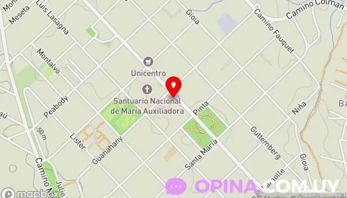 mapa de LEZICApropiedadesyseguros Agentes inmobiliarios, Corredor de seguros, Notaría en Montevideo