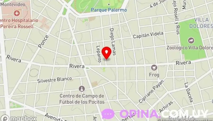 mapa de Lía Sella Propiedades Consultor inmobiliario en Montevideo