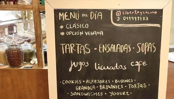 Liberta Y Cocina Menu - Cafetería