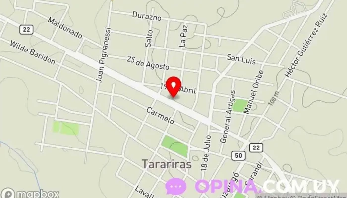 mapa de Libra Imprenta - Papelería Imprenta en Tarariras