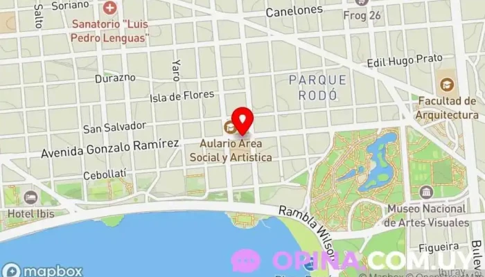 mapa de Librería del CECEA Librería en Montevideo