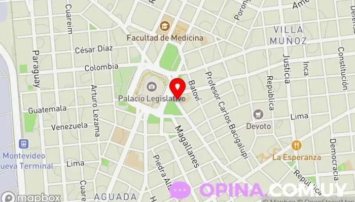 mapa de Librería El Saber. ( Aceptamos donaciones de libros) Librería en Montevideo