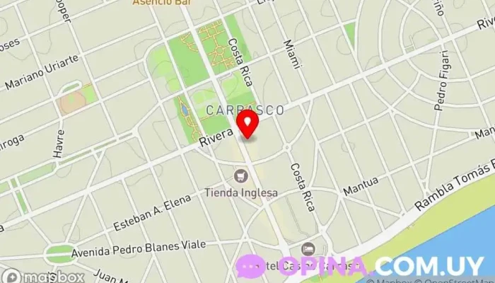 mapa de Librería El Virrey - Plaza Arocena Librería en Montevideo