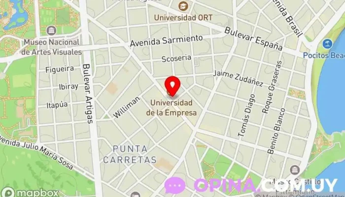 mapa de Librería El Virrey Librería en Montevideo