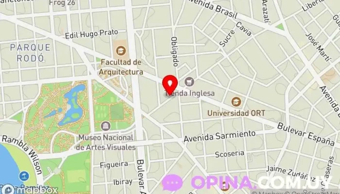 mapa de Libreria Libertad Libros Librería en Montevideo