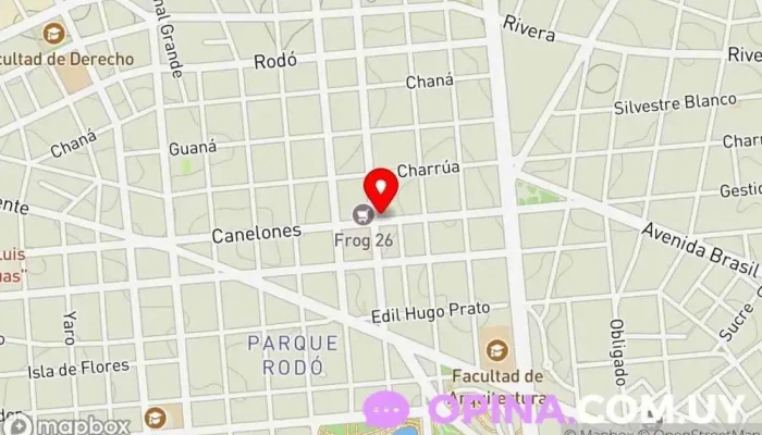 mapa de Libreria Librería en Montevideo