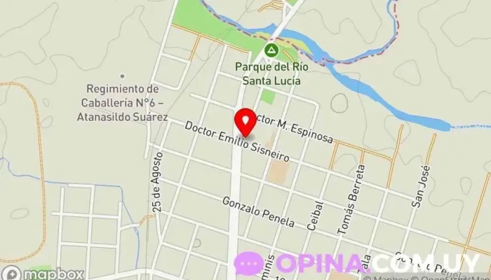 mapa de Librería Muscio Tienda de artículos para el hogar en San Ramón