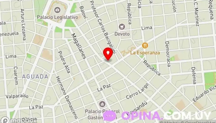 mapa de Librería tikki Librería en Montevideo
