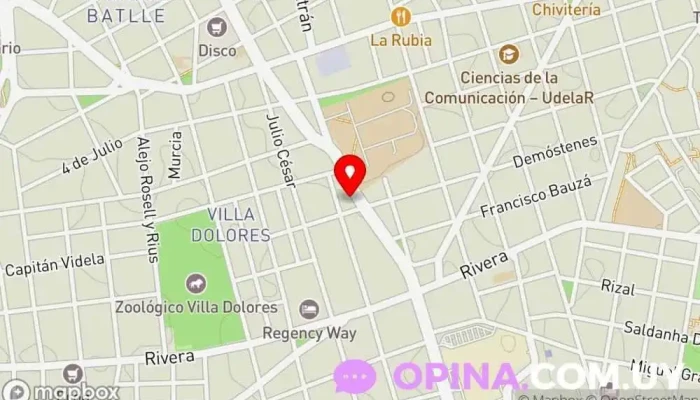 mapa de Lic. Soledad Angelino Psicólogo en Montevideo