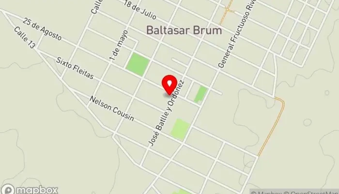 mapa de Liceo Baltasar Brum Escuela en Baltasar Brum