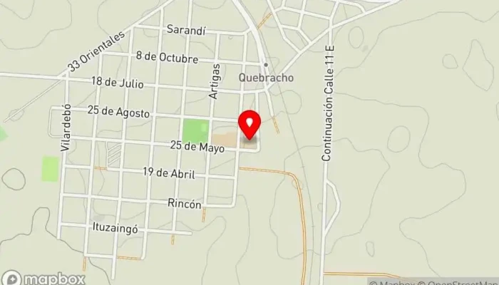 mapa de Liceo de Quebracho Educación en Quebracho