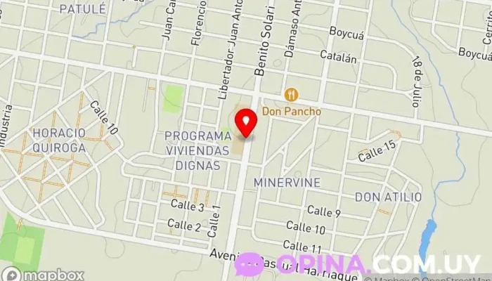 mapa de Liceo Nº 4 Salto Nuevo Escuela en Salto