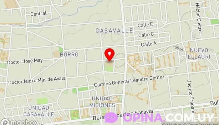 mapa de Liceo Nº 73 Clemente Estable Instituto de secundaria en Montevideo