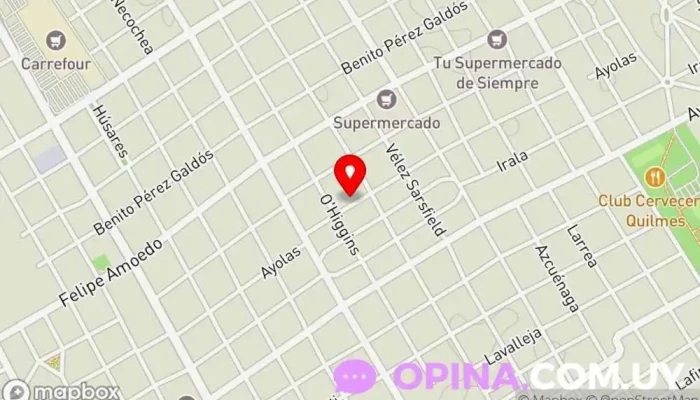 mapa de LM Consultora Agencia de préstamos en Quilmes