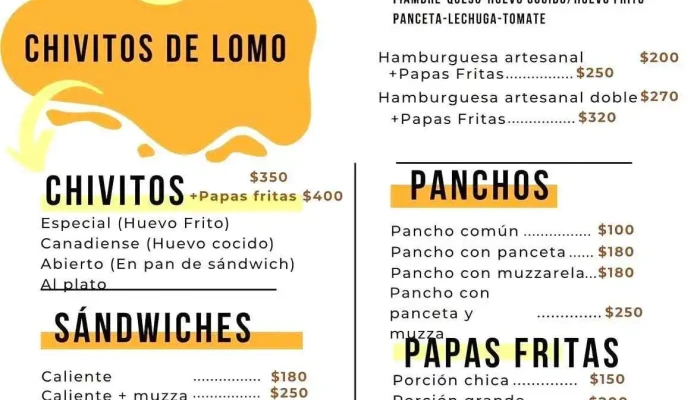 Lo De Annie:  Menu - Restaurante