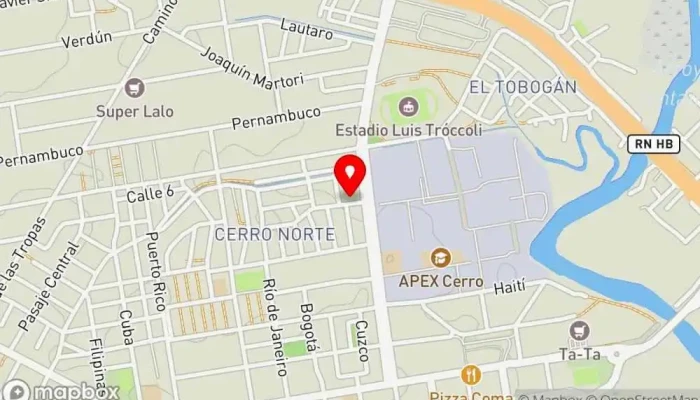 mapa de Lo de Brenda Pizzería, Pizza para llevar en Montevideo