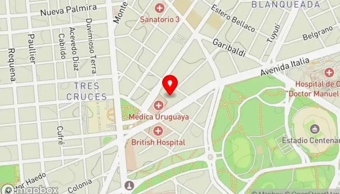 mapa de Lo de Juan Restaurante de comida para llevar en Montevideo