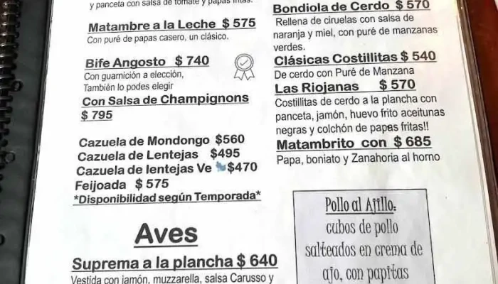 Lo De Lalo:  Menu - Restaurante de comida rápida