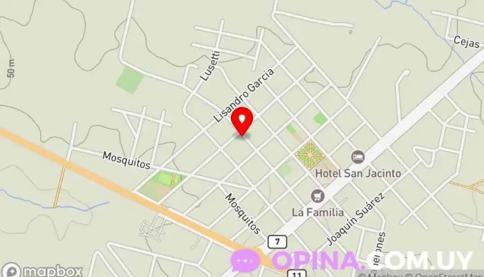 mapa de Lo De Luna Supermercado en San Jacinto