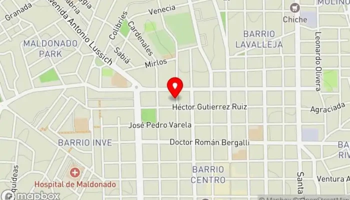 mapa de Lo De Pablo Restaurante en Maldonado