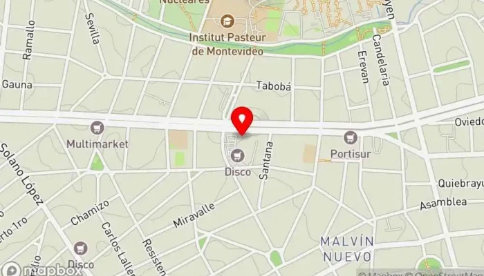 mapa de Lo de Pepe Bar en Montevideo