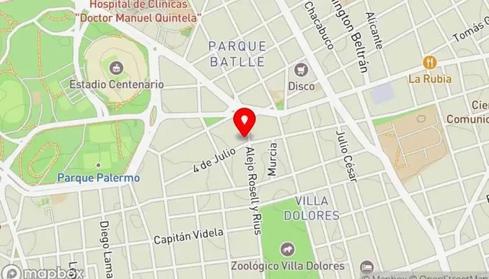 mapa de Lo de Silverio Restaurante uruguayo, Restaurante en Montevideo