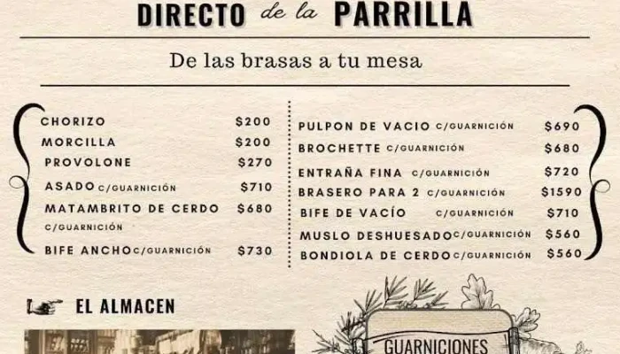 Lo De Silverio:  Menu - Restaurante uruguayo