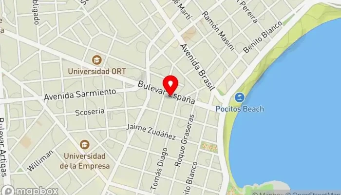 mapa de Lo de Vivi Bar Bar en Montevideo