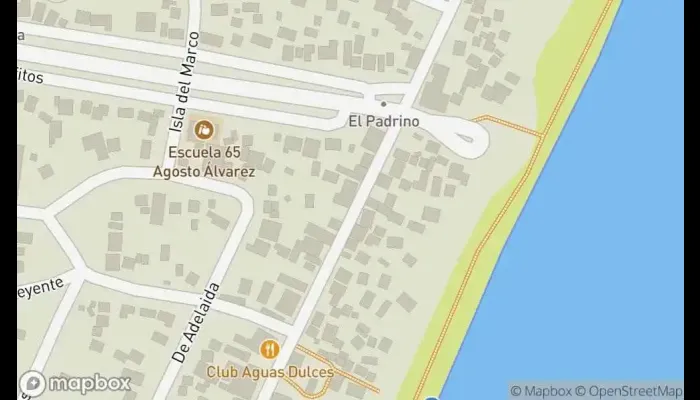mapa de Lo Del Maestro Restaurante en Aguas Dulces