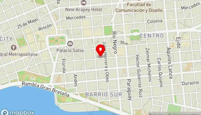 mapa de Lokotas Restaurante de comida rápida en Montevideo