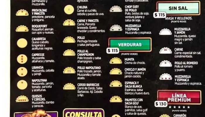 Lokotas:  Menu - Restaurante de comida rápida