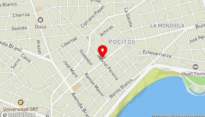 mapa de Lokotas Pocitos Comercio, Restaurante en Montevideo