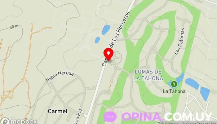 mapa de Lomas de La Tahona Urbanización privada en Gral. Líber Seregni