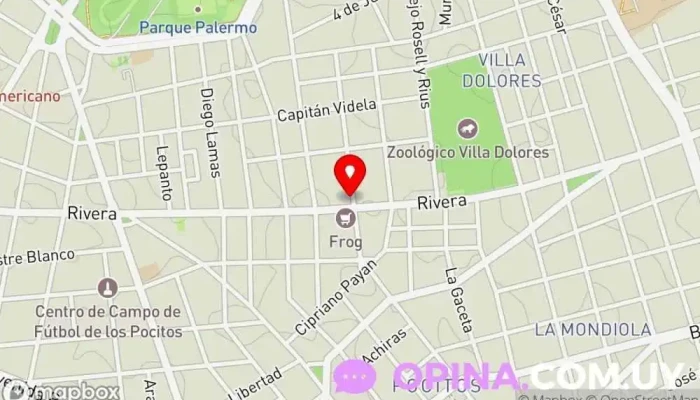 mapa de Lopez & Cia. SRL Negocios Inmobiliarios Agencia inmobiliaria en Montevideo