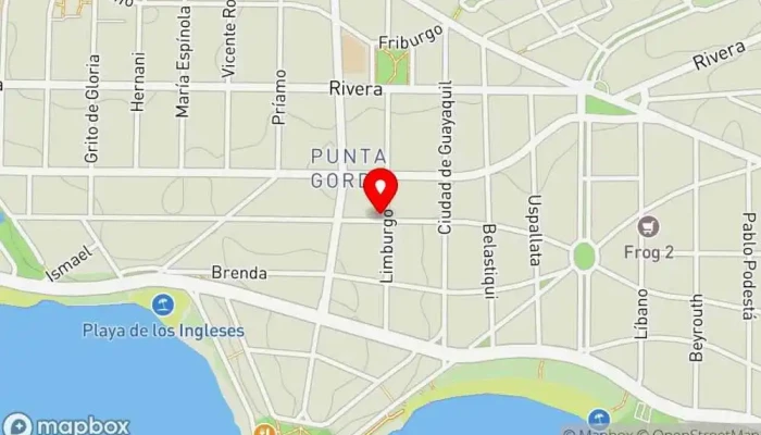 mapa de Los 5 soles Restaurante en Montevideo